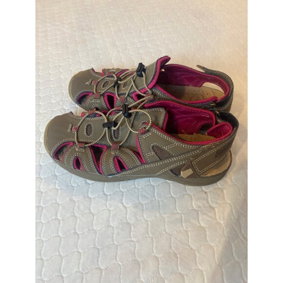 Eddie Bauer Mary Hiking Walking Sandals Women's Size 9 Brown Pink Adjustable - Picture 2 of 7